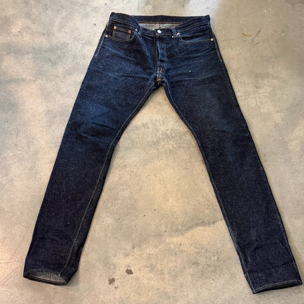 Pure Blue Japan - 17.5oz Extra Slub Denim Jeans, Size 34